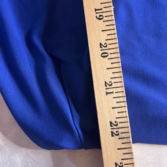 Women's Blue Sleeveless Top size xxl silver accent - Picture 4 of 6